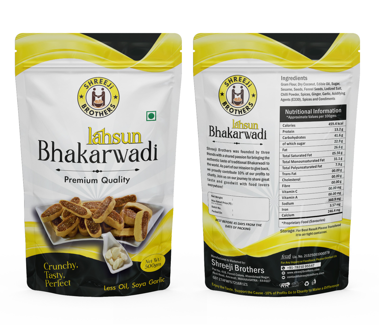 Garlic Bhakarwadi